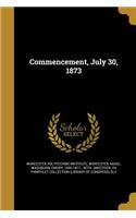 Commencement, July 30, 1873