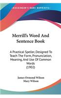 Merrill's Word And Sentence Book