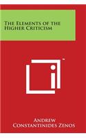 Elements of the Higher Criticism
