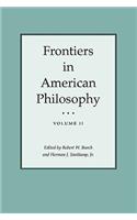 Frontiers in American Philosophy