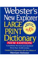 Webster's New Explorer Large Print Dictionary