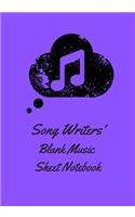 Songwriter's Blank Music Sheet Notebook