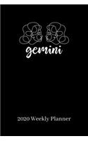 Weekly Planner: A5 6x9 Gemini Zodiac Sign - Calendar - Organizer - calendar - weekly Calendar - Diary - Journal -