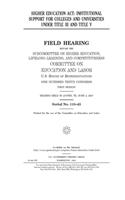 Higher Education Act