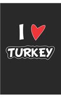 Turkey: Diary for Globetrotters and Travel Fans - Journal Gift Idea - blank pages - 6x9 - 120 pages