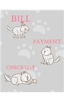 Bill Payment Checklist