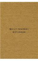 Quilt Journal Notebook