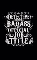 Detective official job title: 6x9 DETECTIVE - grid - squared paper - notebook - notes