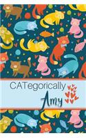 Categorically Amy: Personalized Journal for Cat Lovers