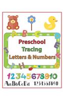 Preschool Tracing Letters & Numbers