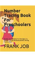 Number Tracing Book For Preschoolers: Number Tracing Books for Kids Ages 3-5, Number Tracing Workbook, Number Writing Practice Book