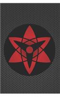 Sasuke Mangekyou Sharingan Eye: Shinobi Ninja Eternal Mangekyo Sharingan Eyes Abilities Lined Notebook 120 Page 6x9