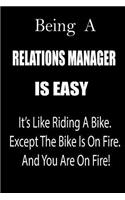 Being a Relations Manager Is Easy