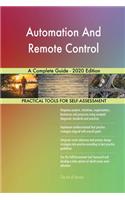 Automation And Remote Control A Complete Guide - 2020 Edition