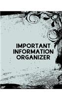 Important Information Organizer: Important Dates Gift And Card Notebook
