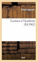 Lectures À l'Académie