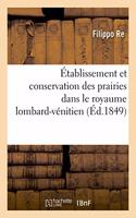 Établissement Et Conservation Des Prairies Dans Le Royaume Lombard-Vénitien