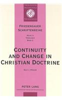 Continuity and Change in Christian Doctrine