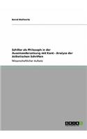 Schiller als Philosoph in der Auseinandersetzung mit Kant - Analyse der ästhetischen Schriften