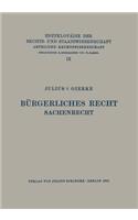 Bürgerliches Recht Sachenrecht