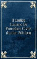 Il Codice Italiano Di Procedura Civile (Italian Edition)