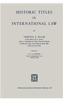 Historic Titles in International Law
