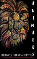 Animales Libro Colorear Adultos: Mandalas Animales, libro de colorear para adultos mandalas, Diseños para aliviar el estrés para la relajación de adultos