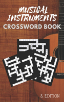 Musical instruments Crossword book: 6x9 Book, brain-games with a glossy finish. for Young and adults