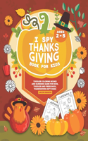 I Spy Thanksgiving Book for Kids Ages 2-5