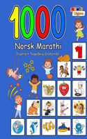 1000 Norsk Marathi Illustrert Tospråklig Ordforråd (Fargerik Utgave): Norwegian-Marathi Language Learning