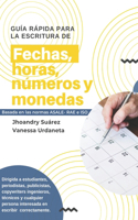 Guía para la escritura de fechas, horas, números y monedas según las normas ASALE-RAE e ISO