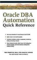 Oracle DBA Automation Quick Reference