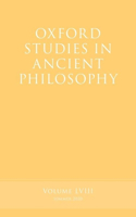 Oxford Studies in Ancient Philosophy, Volume 58