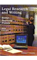 Legal Research and Writing