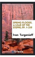 Spring Floods. a Lear of the Steppe; Pp. 1-219