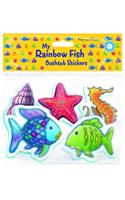 Rainbow Fish Bath Stickers