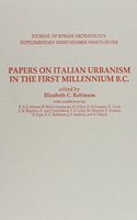 Papers on Italian Urbanism in the First Millennium B. C.