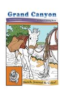 Grand Canyon: National Park, Arizona - A Classy Coloring Book