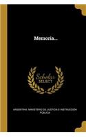 Memoria...
