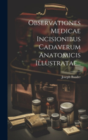 Observationes Medicae Incisionibus Cadaverum Anatomicis Illustratae...