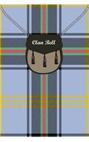 Clan Bell Tartan Journal/Notebook