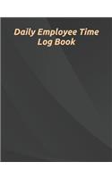 Daily Employee Time Log Book