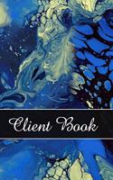 Client Book: Blue Marbled - Tracking Book - Record and Organise - client book of business
