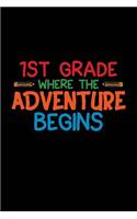 First Grade Where The Adventure Begins