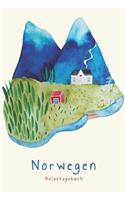 Reisetagebuch: Norwegische Landschaft I Tagebuch und Notizbuch für die Reise nach Norwegen DIN A5