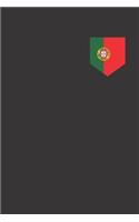 Portugal National County Flag Notebook Journal