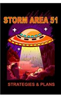 Storm Area 51 Strategies & Plans: 6 X 9 Lined Journal Pages Strategy Guide 120 page Planner