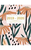 2019 - 2020 Planner Weekly And Monthly: Calendar Schedule + Organizer Lesson Planner Books for Teachers Beautiful Colorful Florals July 2019 through June 2020