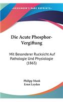 Acute Phosphor-Vergiftung