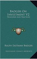 Badger on Investment V2